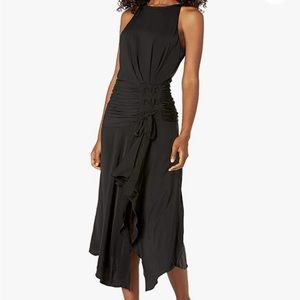 Ramy Brook Black Midi Dress